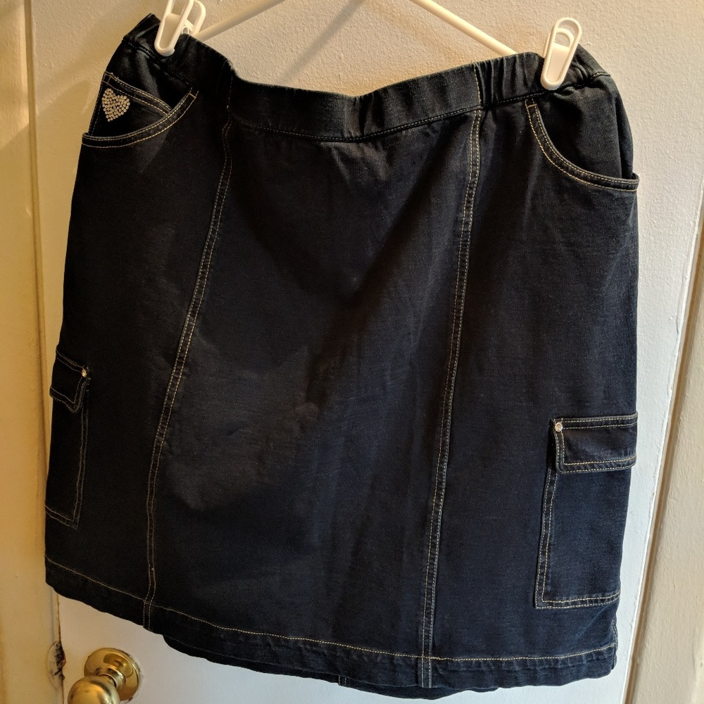 Skirt with attached shorts